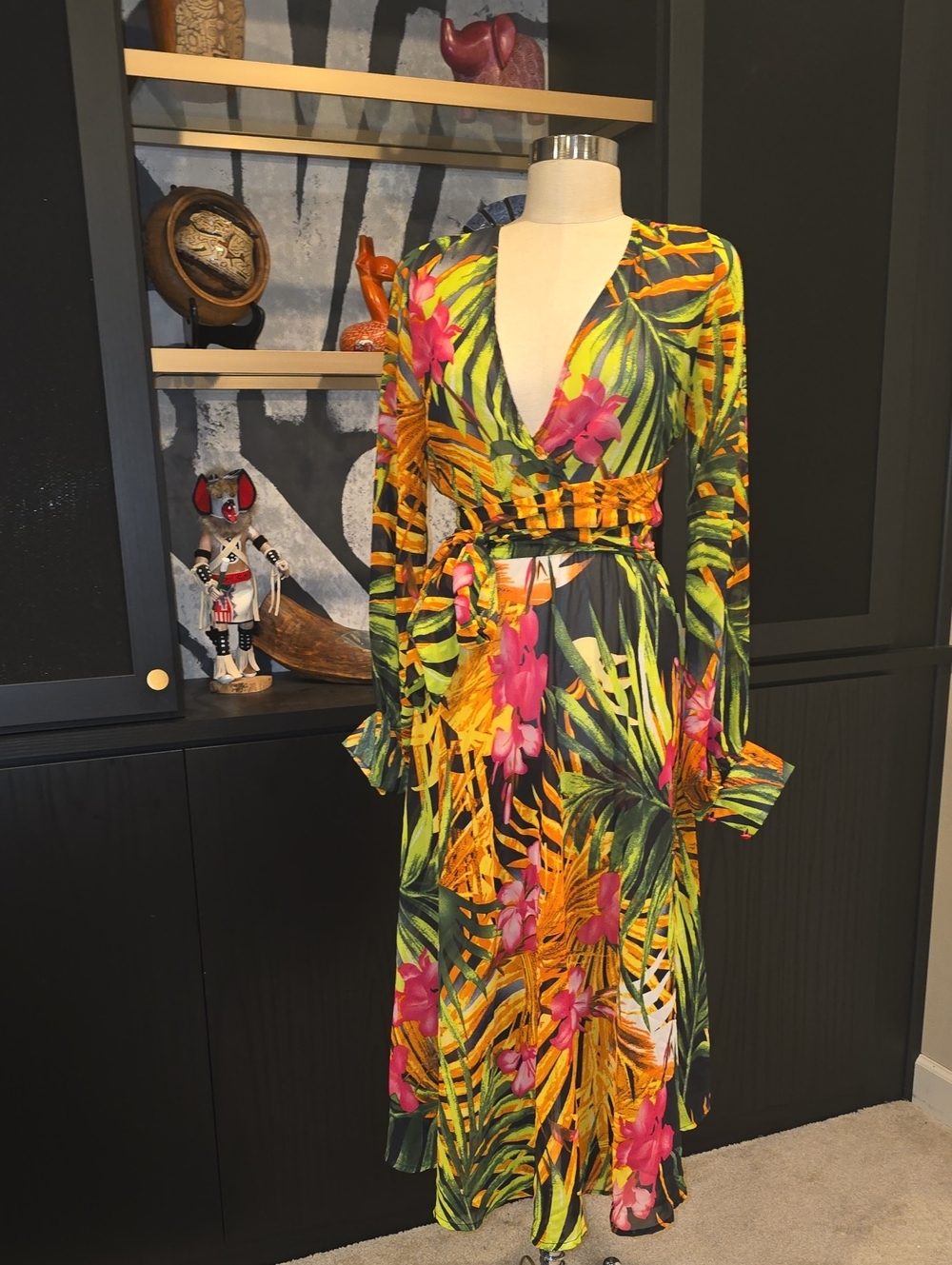 Cavelli Faux Wrap Dress